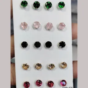 Aamrapali Crystal Stone Stud Earrings