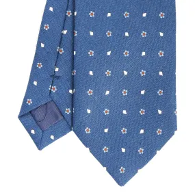 BLUE SARTORIAL COTTON AND SILK TIE