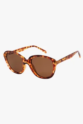 Cameo Scene Hexagon Tort Sunglasses