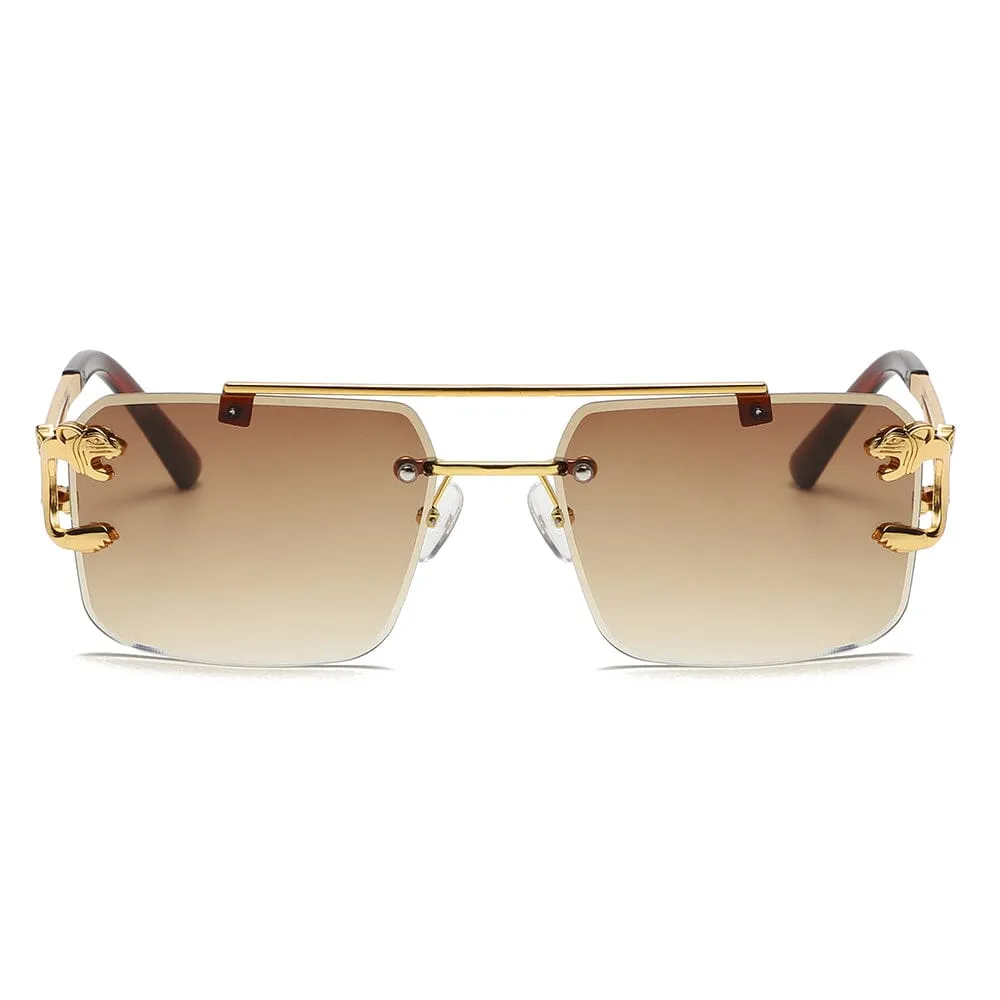 Mastermind - Gold & Double Brown Sunglasses