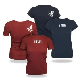 Tough Chik Women's "i run" T-Shirt (S, L)